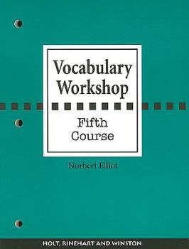 Paperback Vocabulary Workshop, Fifth Course Book