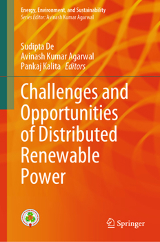 Hardcover Challenges and Opportunities of Distributed Renewable Power Book