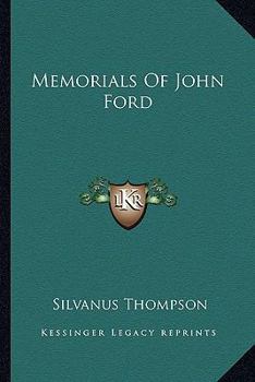 Paperback Memorials Of John Ford Book