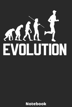 Evolution Notebook: Jogging Evolution Design - 120 ruled Pages 6'x9'. Journal for Player, Referees and Coaches. Writing Book for your training, your ... Fans and Lovers for Christmas or Birthdays.