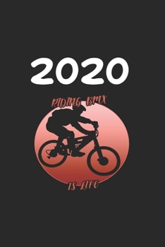 Paperback Daily Planner And Appointment Calendar 2020: Riding Bmx Hobby And Sport Daily Planner And Appointment Calendar For 2020 With 366 White Pages Book