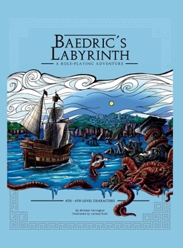 Hardcover Baedric's Labyrinth: A Role-Playing Adventure Book