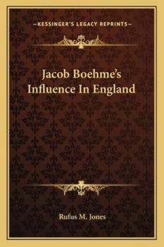 Paperback Jacob Boehme's Influence In England Book