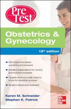 Paperback Obstetrics and Gynecology Pretest Self-Assessment and Review Book