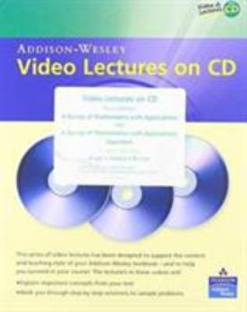 CD-ROM Video Lectures to Accompany a Survey of Mathematics with Applications, 8th & Expanded Edition Book