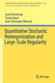 Paperback Quantitative Stochastic Homogenization and Large-Scale Regularity Book