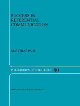 Paperback Success in Referential Communication Book