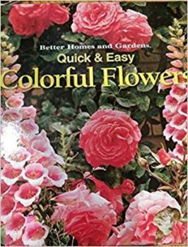 Hardcover Quick and Easy Colorful Flowers Book