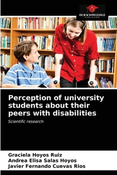 Paperback Perception of university students about their peers with disabilities Book
