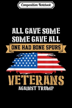 Composition Notebook: veterans against trump and gifts Journal/Notebook Blank Lined Ruled 6x9 100 Pages