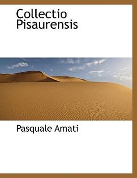 Paperback Collectio Pisaurensis [Latin] Book