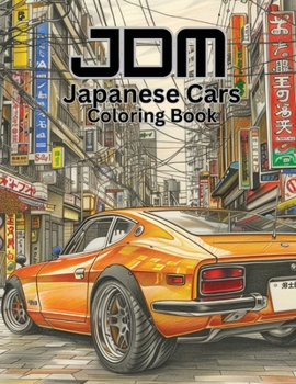 Paperback JDM Cars Coloring Book