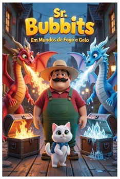 Sr. Bubbits em Mundos de Fogo e Gelo: Uma história infantil ilustrada de magia, aventura e mundos mágicos (As Aventuras do Sr. Bubbits e do Gato Bannets) (Portuguese Edition)
