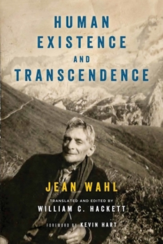 Hardcover Human Existence and Transcendence Book