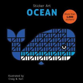 Paperback Sticker Art Ocean Book