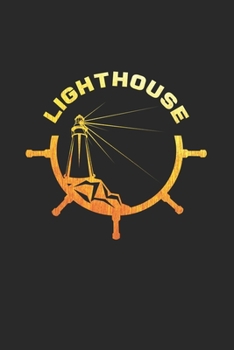 Lighthouse: 6x9 Lighthouse | blank with numbers paper | notebook | notes