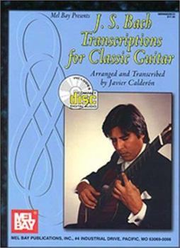 Paperback Mel Bay J. S. Bach Transcriptions for Classic Guitar Book