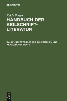 Hardcover Repertorium der sumerischen und akkadischen Texte [German] Book