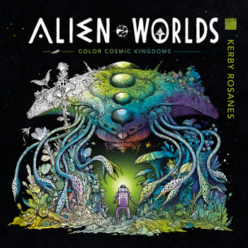 Paperback Alien Worlds: Color Cosmic Kingdoms Book