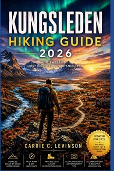 Paperback KUNGSLEDEN HIKING Guide 2026 Book