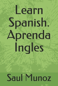 Paperback Learn Spanish. Aprenda Ingles Book