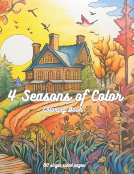 Paperback 4 Seasons of Color Coloring Book