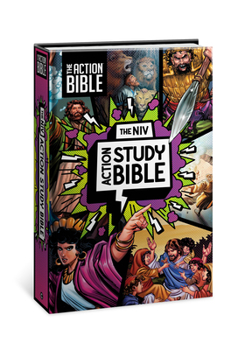 Hardcover The NIV Action Study Bible, Hardcover, Full Color Book
