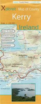 Map Xploreit Map of County Kerry (Ireland) 1:100K Book