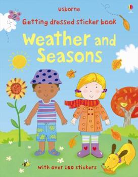 Paperback Getting Dressed Sticker Book: Weather & Seasons Book