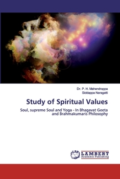 Paperback Study of Spiritual Values Book