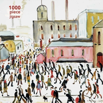 Misc. Adult Sustainable Jigsaw Puzzle L.S. Lowry: Going to Work: 1000-Pieces. Ethical, Sustainable, Earth-Friendly Book