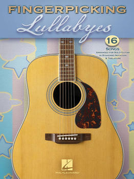 Paperback Fingerpicking Lullabyes: 16 Songs Arranged for Solo Guitar in Standard Notation & Tab Book