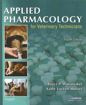 Paperback Applied Pharmacology for Veterinary Technicians Book