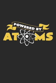 Powered by atoms: 6x9 Physics | dotgrid | dot grid paper | notebook | notes