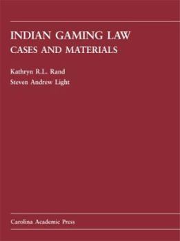 Hardcover Indian Gaming Law: Cases and Materials Book