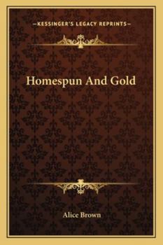 Paperback Homespun And Gold Book