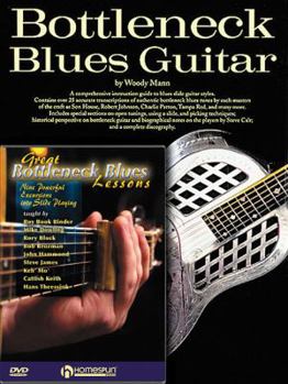 Hardcover Bottleneck Guitar Pack: Bottleneck Blues Guitar (Book) with Great Bottleneck Blues Lessons (DVD) Book