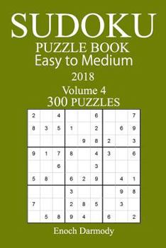 Paperback 300 Easy to Medium Sudoku Puzzle Book