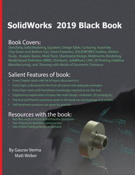 Paperback SolidWorks 2019 Black Book
