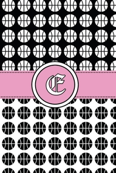 E: basketball Notebook Monogram Initial E Personalized Volleyball Gift for Players Coach Students Teachers (Volleyball Lovers)