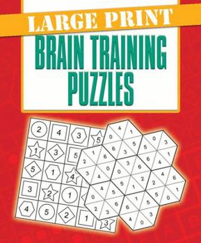 Spiral-bound Large Print Braintraining Puzzles [Large Print] Book