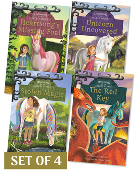 Paperback Unicorns of the Secret Stable (Set of 4) Book