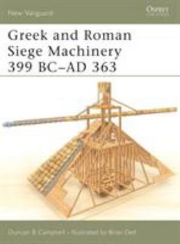 Paperback Greek and Roman Siege Machinery 399 BC-AD 363 Book