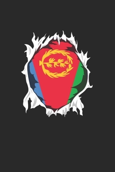 Paperback Eritrea Flag Habesha Gift Idea: 120 Pages 6 'x 9' -Dot Graph Paper Journal Manuscript - Planner - Scratchbook - Diary Book