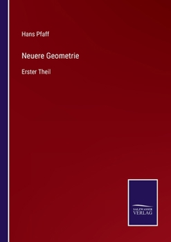 Paperback Neuere Geometrie: Erster Theil [German] Book