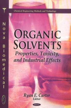 Hardcover Organic Solvents Book