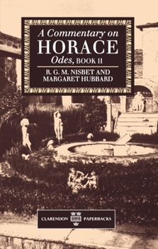 Paperback A Commentary on Horace: Odes, Book II Book