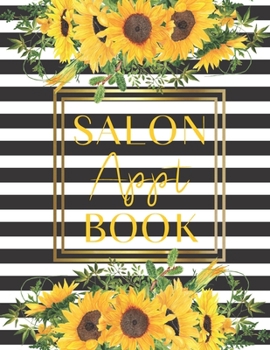 Paperback Salon Appt Book: Daily Appointment Book