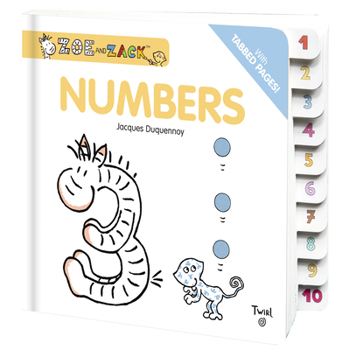 Hardcover Zoe and Zack: Numbers Book
