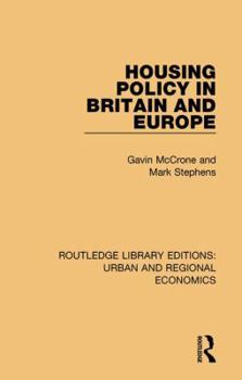 Hardcover Housing Policy in Britain and Europe Book